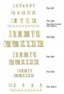 801,802,802C,803,804,805,806C,adhesivos,reloj
